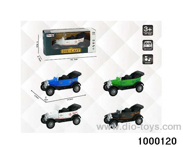 1:32 simulated return alloy car W L/M in window box