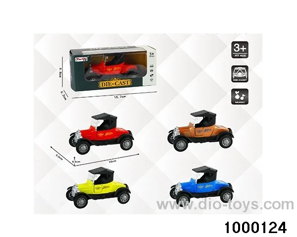 1:32 simulated return alloy car W L/M in window box