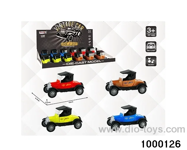 1:32 simulated return alloy car W L/M in display box