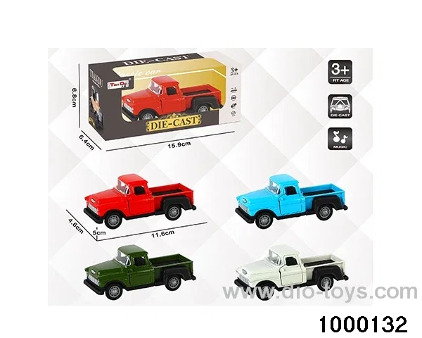 1:32 simulated return alloy car W L/M in window box