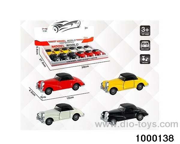 1:32 simulated return alloy car W L/M in display box