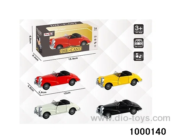 1:32 simulated return alloy car W L/M in window box