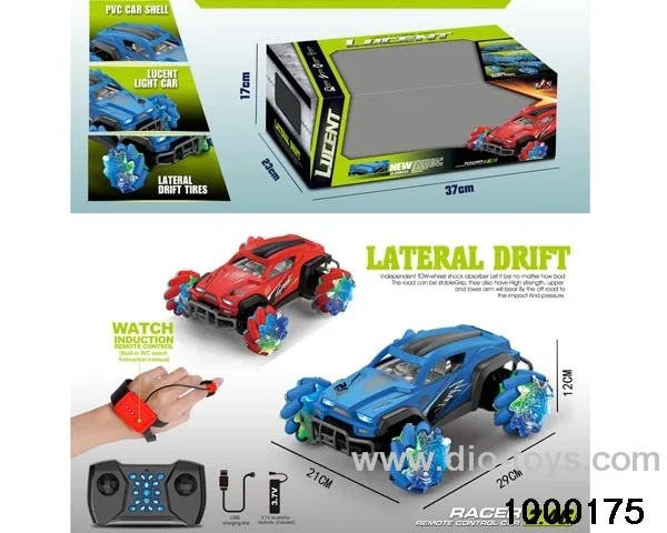 rc stunt car with light/2 controller/include battery