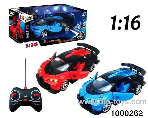 1:165-way Remote Control Door Open Racing Car with Light (electric included)