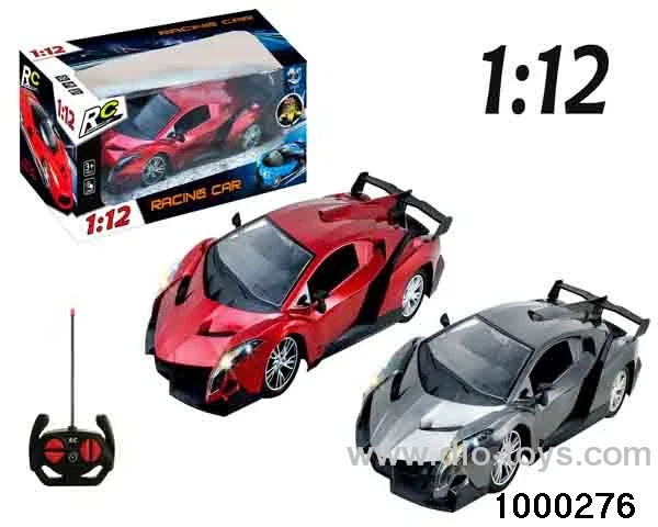 1:124-way Remote Control Racing Car with Lights (no electricity included)
