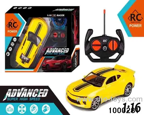 1:164-pass Remote Control Racing Car with Lights (electric included)