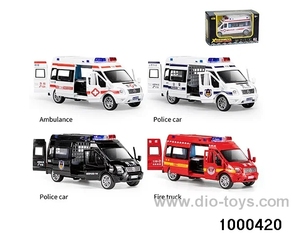 1:32 pull back alloy car with light&sound