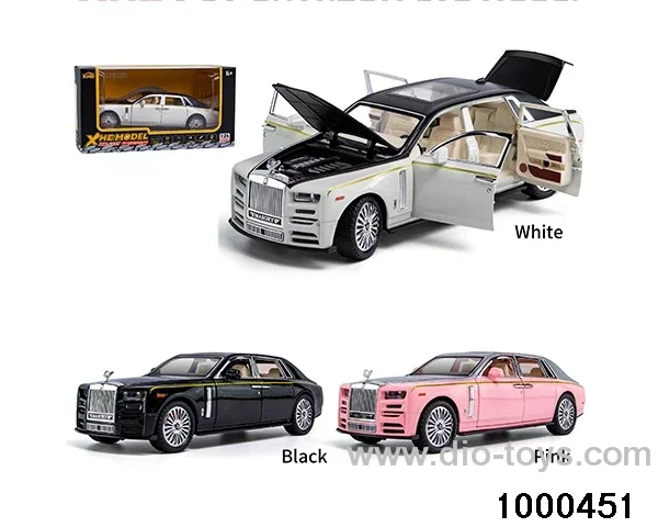 1:24 pull back alloy car with light&sound
