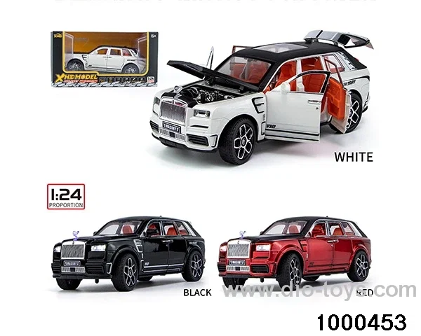 1:24 pull back alloy car with light&sound
