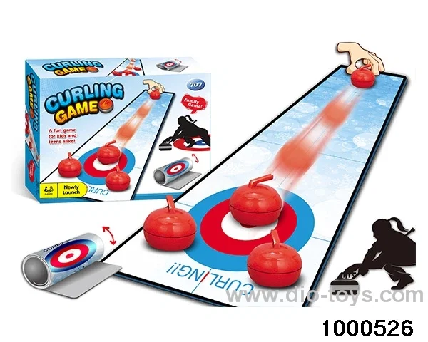Curling game in color box