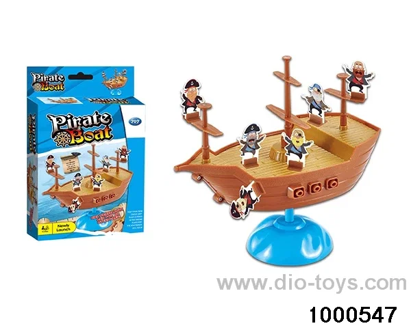 Pirate ship balance game in color box