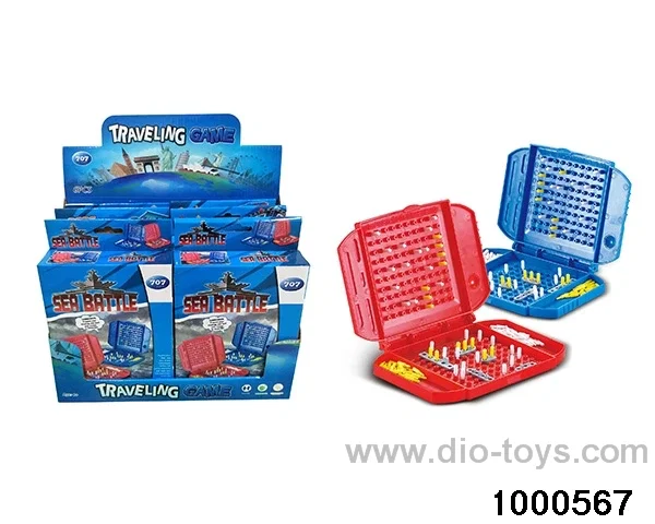 Naval warfare ship in display box