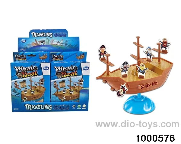 Pirate ship balance game in display box