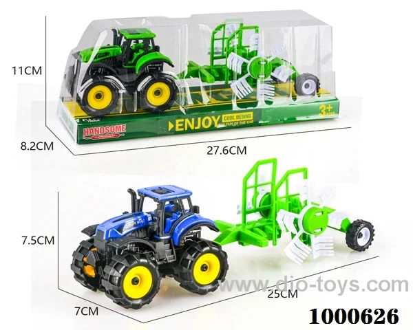 Inertial off-road farmer hauls windmill