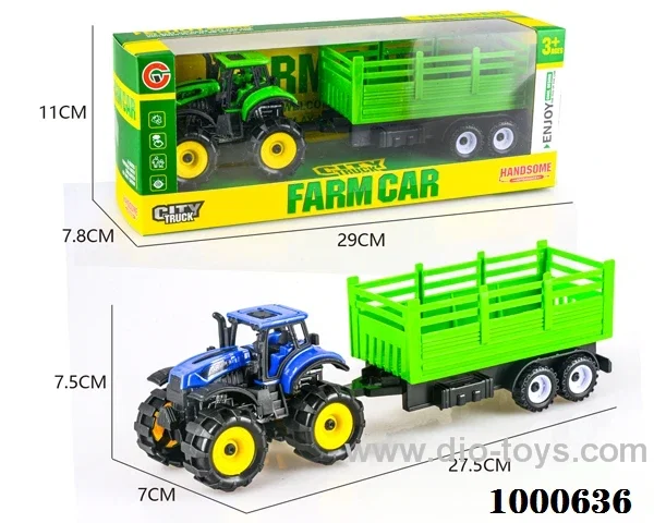 Inertial off-road farmer trailer