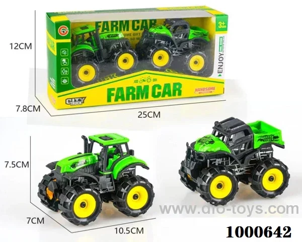 Two inertial off-road farmer's carts