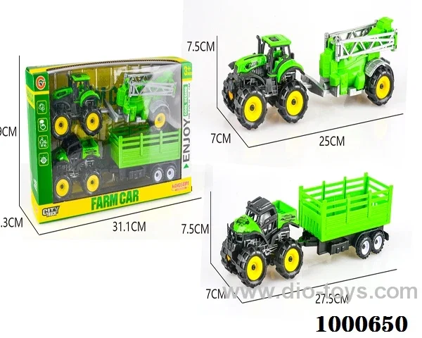 Two in an inertial off-road farmer's car set