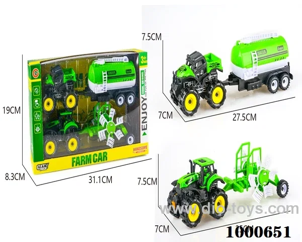 Two in an inertial off-road farmer's car set