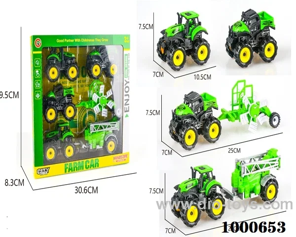 Four-pack inertial off-road farmer's car set
