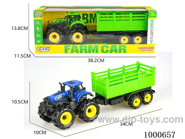 Inertial off-road farmer trailer