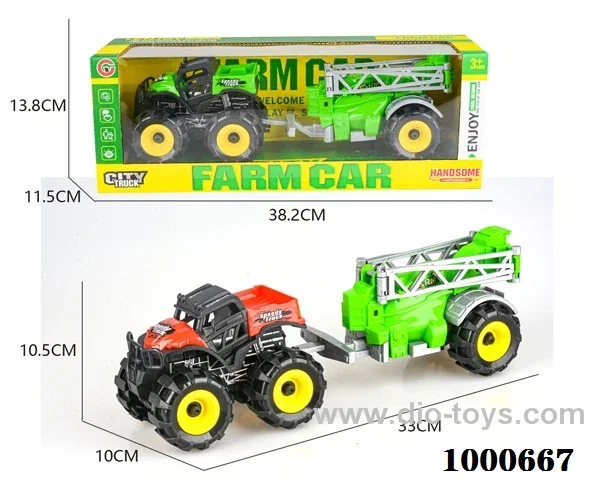 Inertial ATV farmer's truck water trailer
