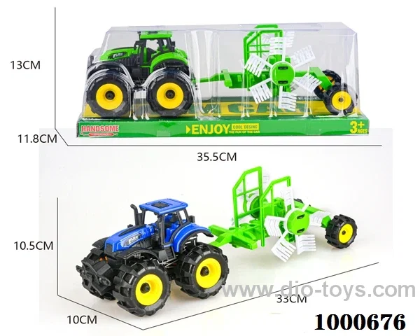 Inertial off-road farmer hauls windmill