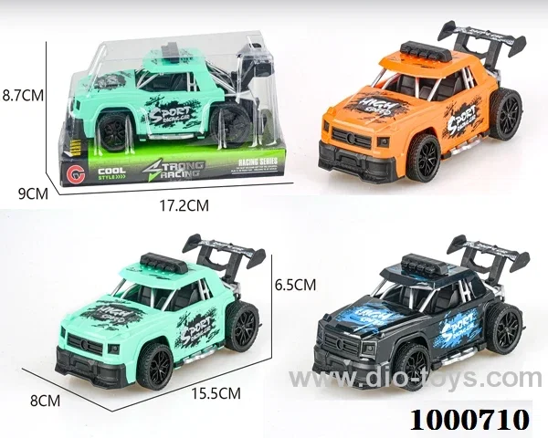 Large jeep with inertia frame