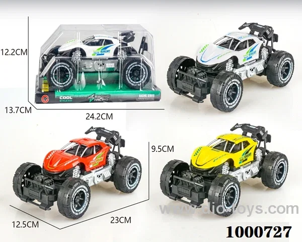 Large inertial frame off-road sports car police car