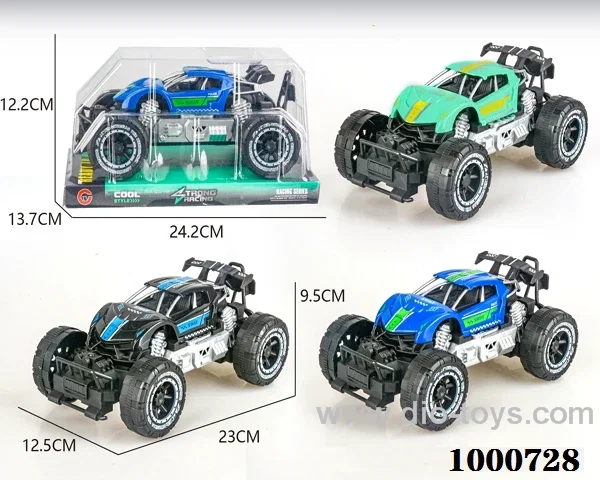 Large inertial frame off-road sports car police car