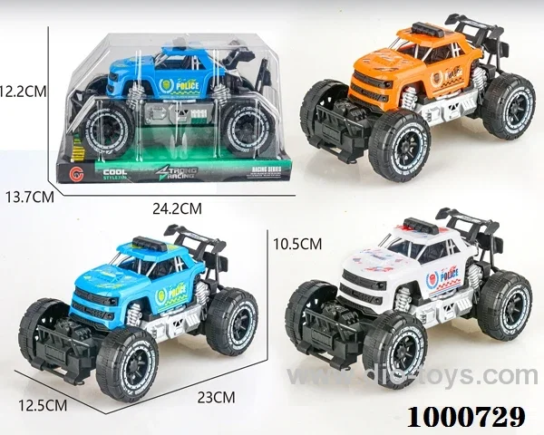 Large inertia frame off-road pickup police car
