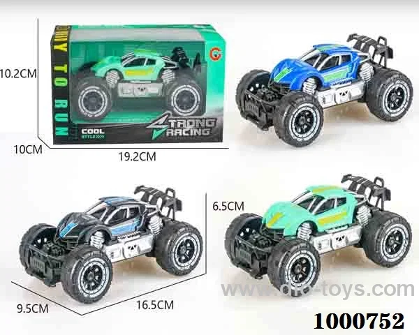 Small inertial frame off-road sports car police car