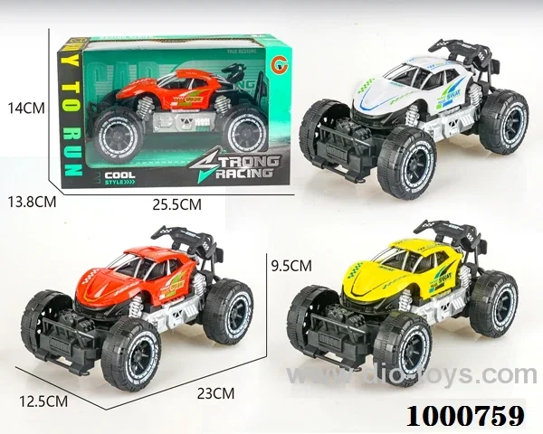 Large inertial frame off-road sports car police car