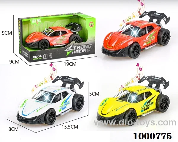 Tuba lights music inertial skeleton sports car police car