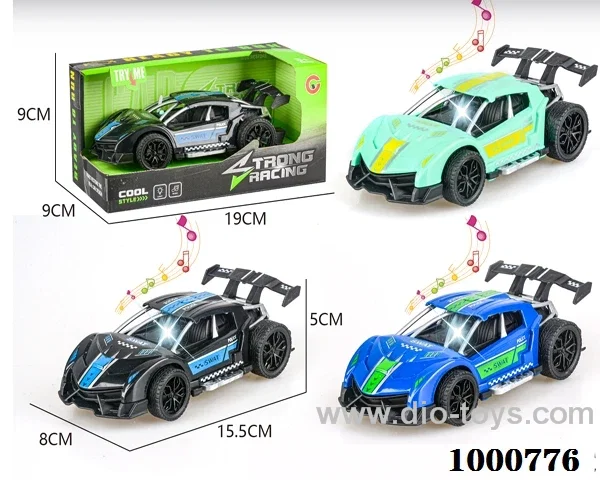 Tuba lights music inertial skeleton sports car police car