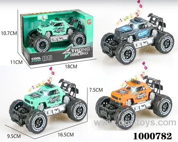 Trumpet light music inertial skeleton off-road Jeep