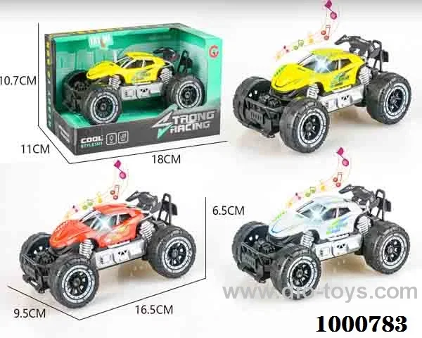 Trumpet light music inertial skeleton off-road sports car police car