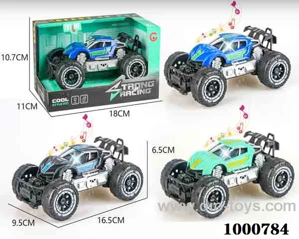 Trumpet light music inertial skeleton off-road sports car police car