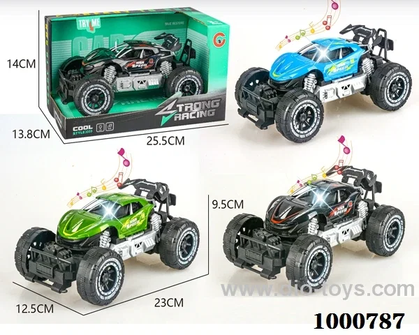 Jumbo light music inertial skeleton off-road sports car