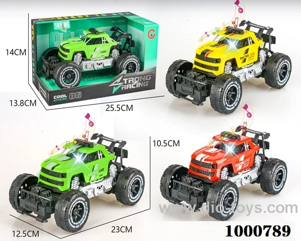 Jumbo light music inertial skeleton off-road pickup truck