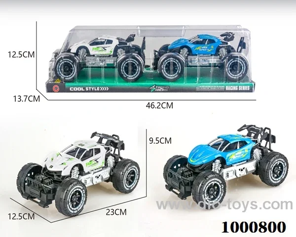 Large two-pack inertial frame off-road sports car