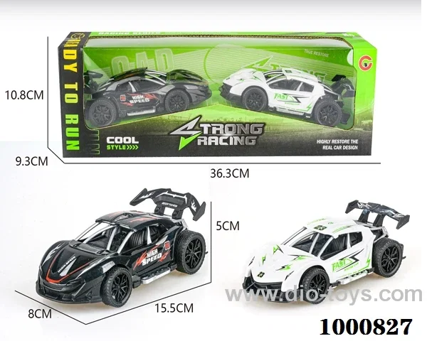Large two-pack sports car with inertial frame