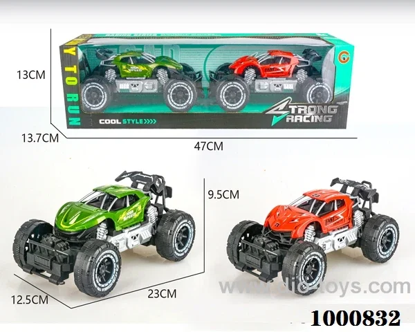 Large two-pack inertial frame off-road sports car