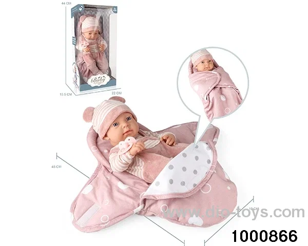 18-inch doll (full enamel)+accessories in window box