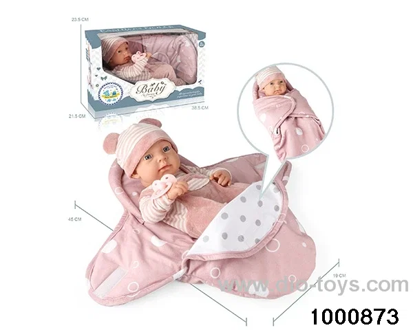 18-inch doll (full enamel)+accessories in window box