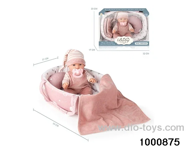12-inch baby (full enamel)+carrying basket+accessories in window box