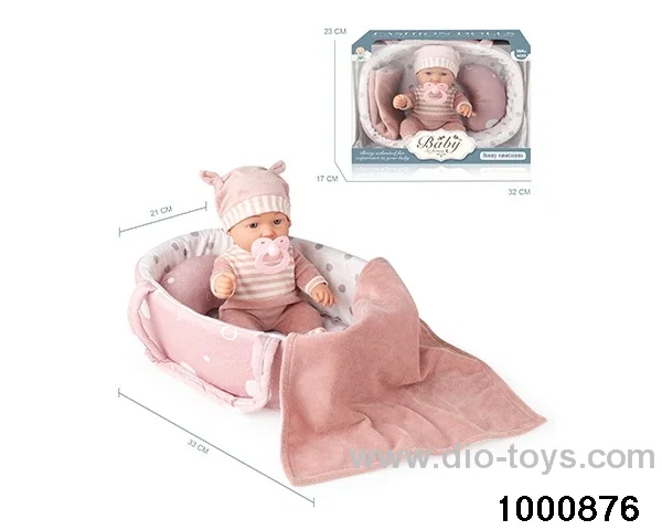 12-inch baby (full enamel)+carrying basket+accessories in window box