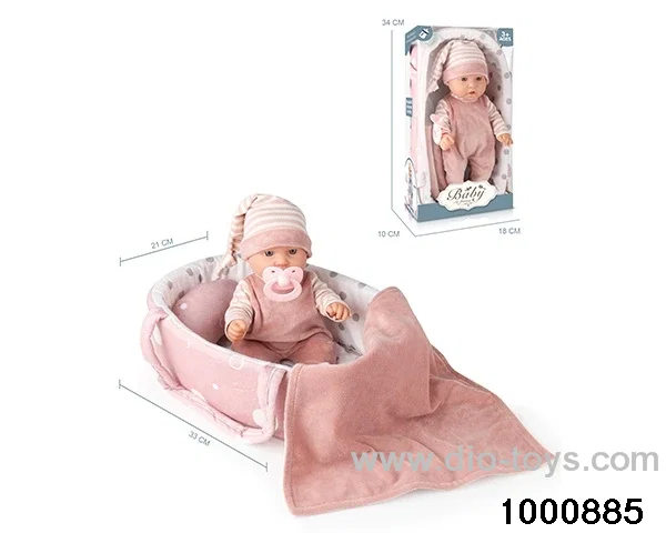 12-inch baby (full enamel)+carrying basket+accessories in window box