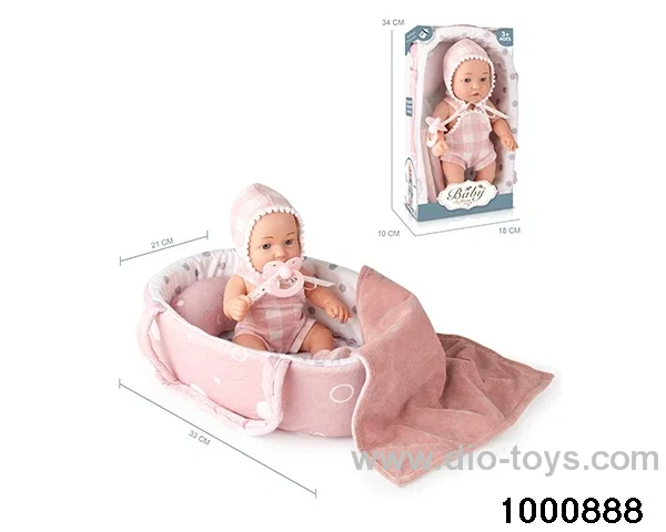 12-inch baby (full enamel)+carrying basket+accessories in window box