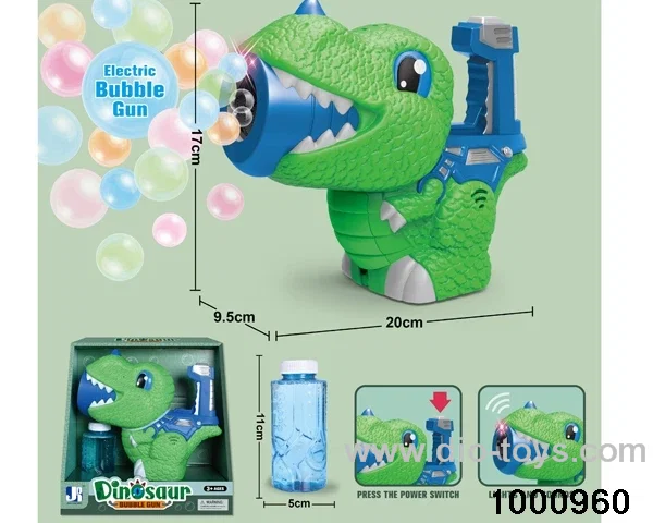 DIY B/O bubble gun with light&music