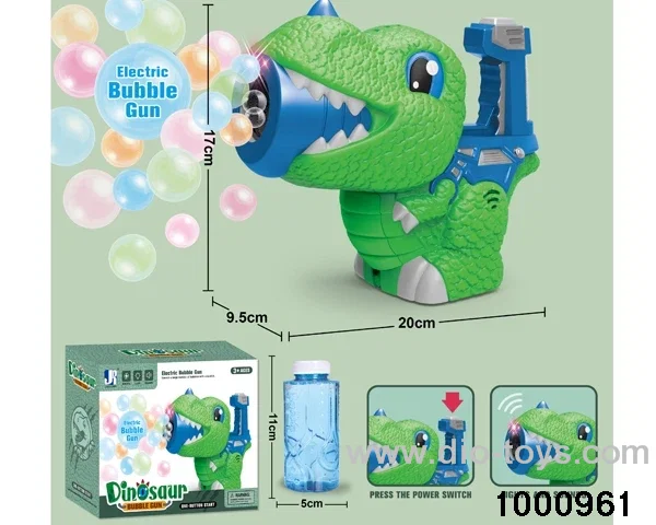 DIY B/O bubble gun with light&music